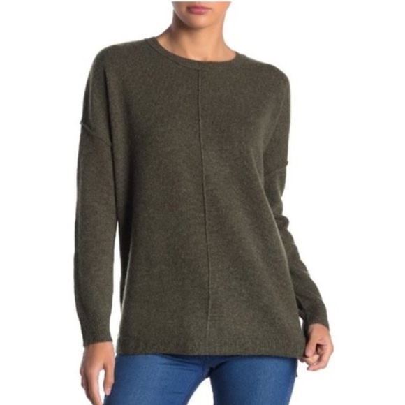 Catherine Catherine Malandrino Seamed Long Sweater - Picture 1 of 6